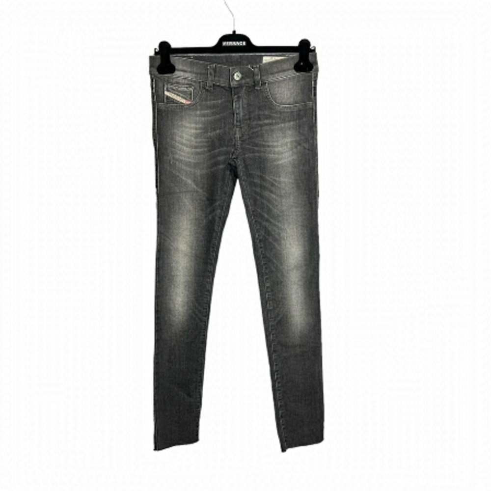 Diesel Livier Super Slim Jegging Distressed Raw Hem